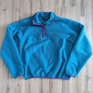 Patagonia Vintage Snap up Fleece, Size Youth 10/11